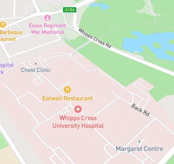 map for Serco at Whipps Cross Hospital