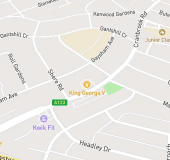 map for King George V Public House