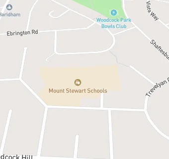 map for Mount Stewart Infant School