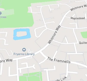 map for Fryerns Community Centre