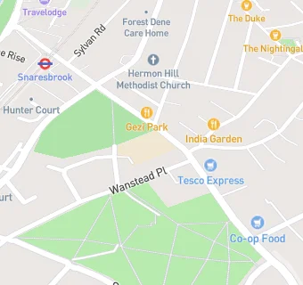 map for Wanstead Church School