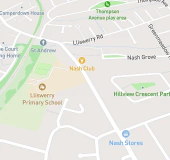 map for Lliswerry Infant School