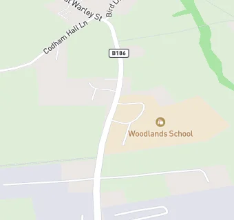 map for Woodlands School