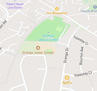 map for Grange Junior School