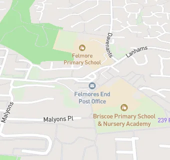 map for Briscoe Primary School