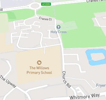 map for The Willows Primary School