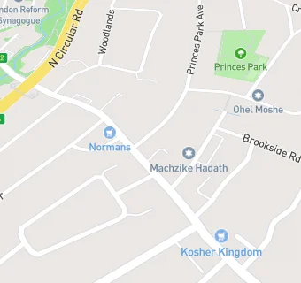 map for Ohel Torah