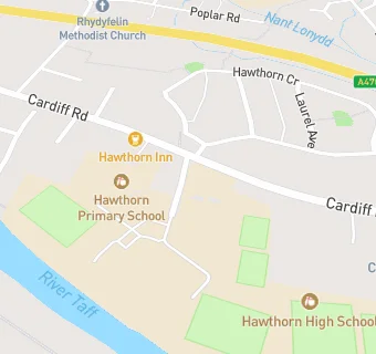 map for Hawthorn High School