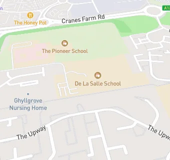 map for De La Salle School