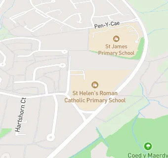 map for St Helen's Catholic Primary School