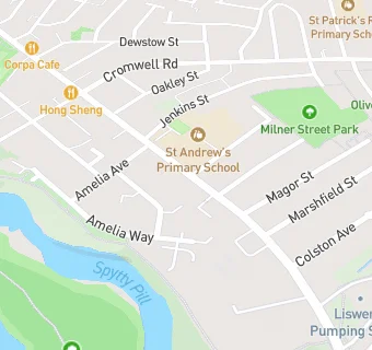 map for St Andrew's Junior School