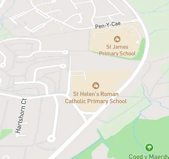 map for St Helens R C Primary School Canteen