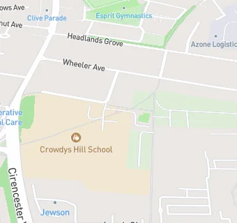 map for Crowdys Hill School