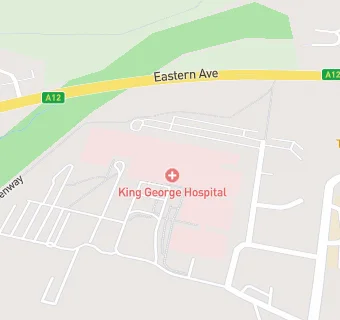 map for Mitie at King George Hospital