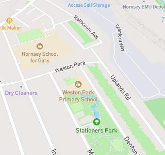 map for Weston Park Primary School