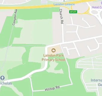 map for Laindon Park Primary School & Nursery