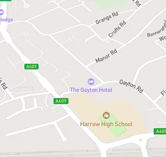 map for The Gayton Hotel