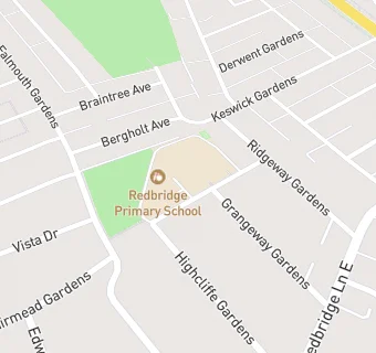 map for Redbridge Primary School