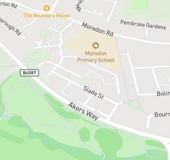 map for Moredon Infants' School