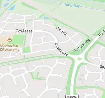 map for Cotswold Rise Care Home