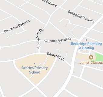 map for Gearies Junior School