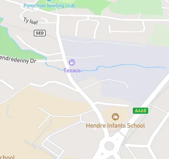 map for Caerphilly Service Station