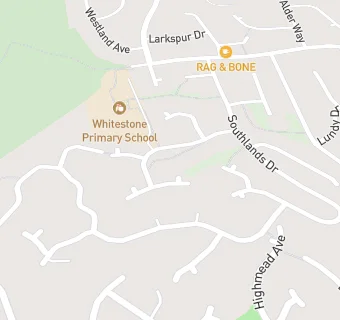 map for Whitestone Primary After School Club