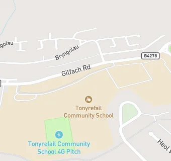 map for Tonyrefail Community School