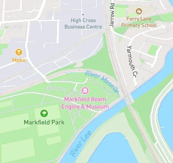 map for Markfield Park Cafe