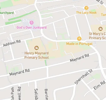 map for St Helen's Catholic Infant School