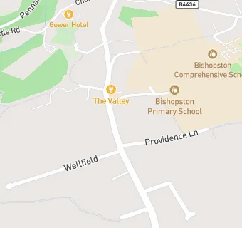 map for Bishopston Primary School