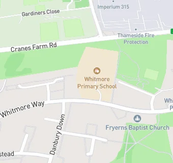 map for Whitmore Infant School and Nursery