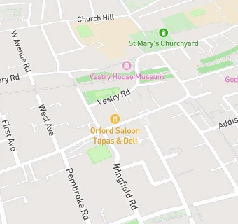 map for Queens Arms