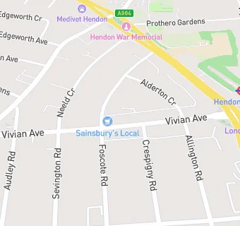 map for Hendon Pharmacy