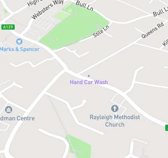 map for Rayleigh Methodist Pre School, Methodist Church Hall