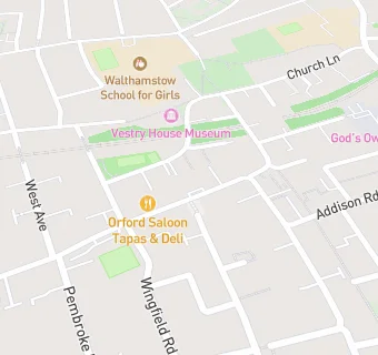 map for WALTHAM FOREST COMMUNITY HUB