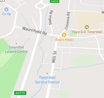 map for Tonyrefail Butchers