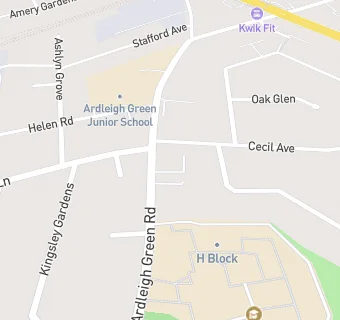 map for Ardleigh Green Dental Clinic