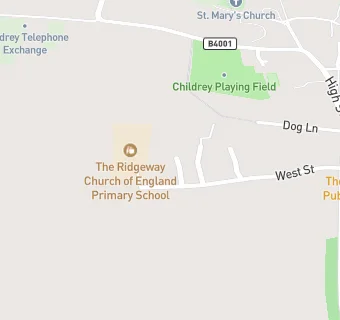 map for The Ridgeway Primary School