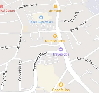 map for Travelodge Harrow