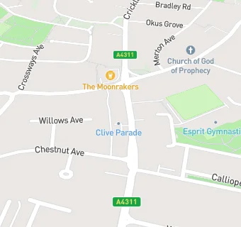 map for Clive Parade Pharmacy