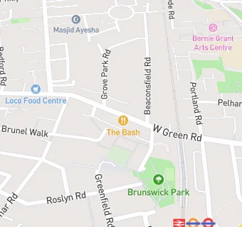 map for West Green Butchers