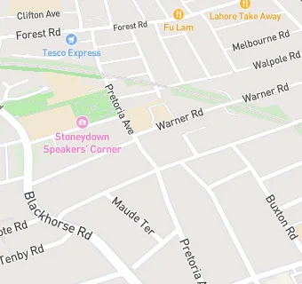 map for Pretoria Stores