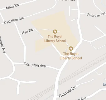 map for St Marys Hare Park After School Club