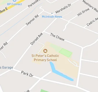 map for HES @ St Peters Catholic Primary School