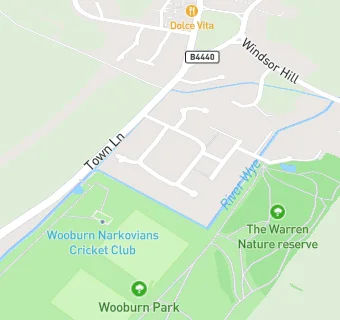 map for Wooburn Narkovians Cricket Club