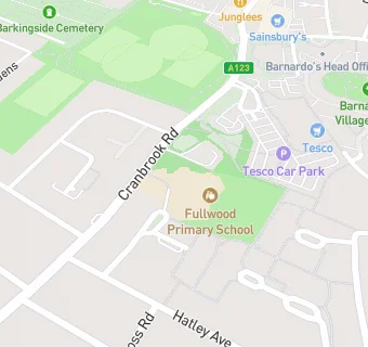 map for Fullwood Primary School