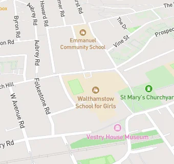 map for Olive Dining at Walthamstow School for Girls