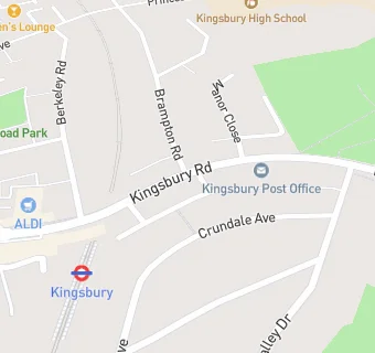 map for Kingsbury Fruit & Veg Ltd