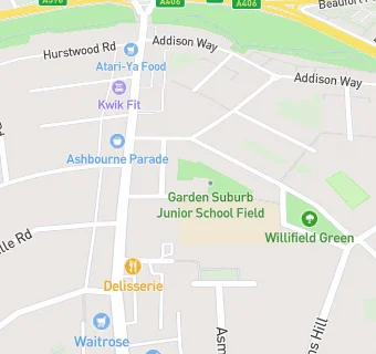 map for Garden Suburb Jmi School